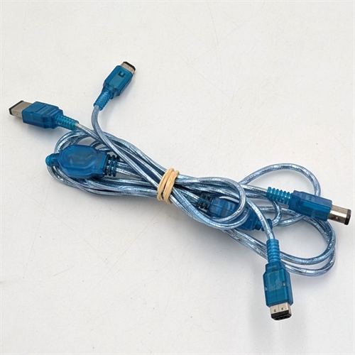 Game Link Multi Cable - Blue  - Gameboy Original Accessories (B Grade) (Used)